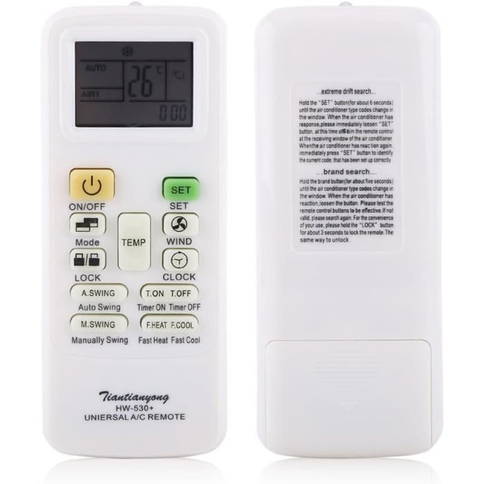 Télécommande Universelle Pour Climatiseur Midea R11 - Compatible Nombreux Modèles - Design Ergonomique