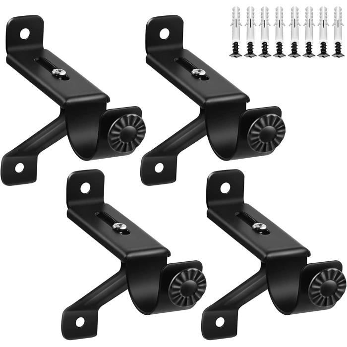 BESTYASH 20 Ensembles Crochets Muraux Métalliques Robustes Pour Bâches Et Remorques Avec Vis Et