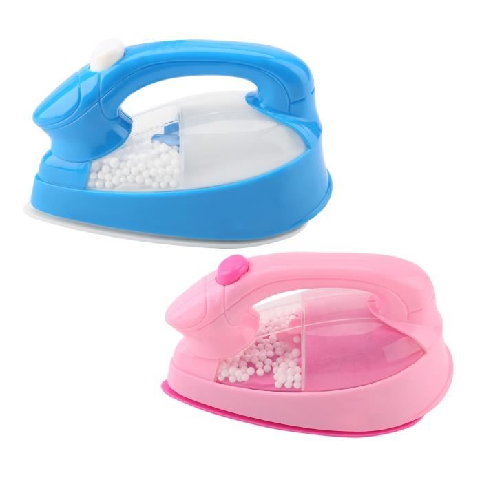 VGEBY Mini fer électrique Mini Electric Iron Toy Plastic Pink Kids