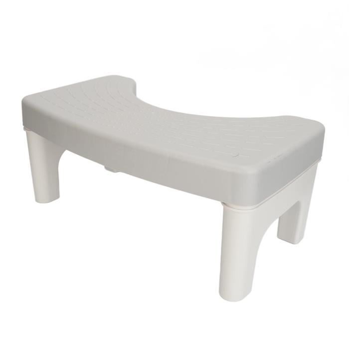 Tabouret De Toilette Pliable Réglable En Hauteur - En Bois Et Fer - Coussinets Antidérapants - Pour Une Position Accroupie Plus Naturelle - Adultes Et Enfants
