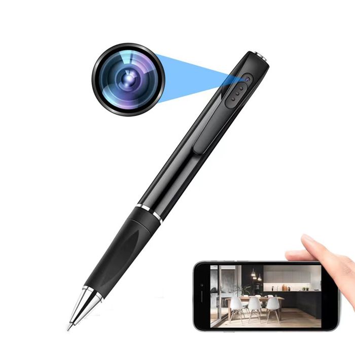 Stylo Camera Espion Wifi 1080p Détection Mouvement Vision Nocturne + SD ...