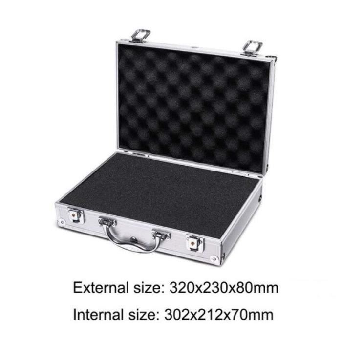 Coffre à Outils Roulant Tectake En Aluminium - 599 Pièces D'outillage, Dimensions 37x20x51 Cm, 12 Kg