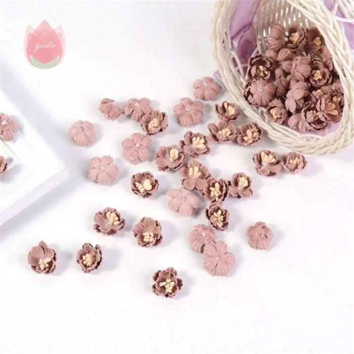 TIMJJG 100pcs Petites Marguerites, Fleurs Artificielles De Marguerite Gerbera, Décorations De