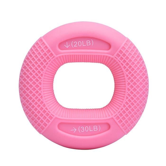 Paire De Renforts De Poignée (grip) - Résistance Réglable - Rose - DNA PRO-FIT