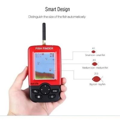 YOSOO Sonar Fish Finder Détecteur de poisson sans fil portable Sondeur