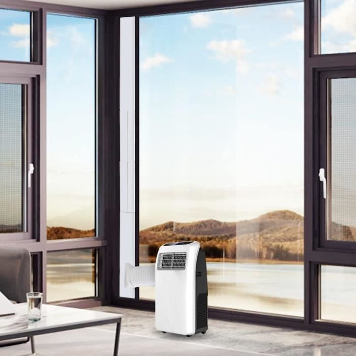 Kit D'adaptation Fenêtre Pour Climatiseur Portable – Tuyau + Plaque D'étanchéité, Longueur 1,5m Ou 2m