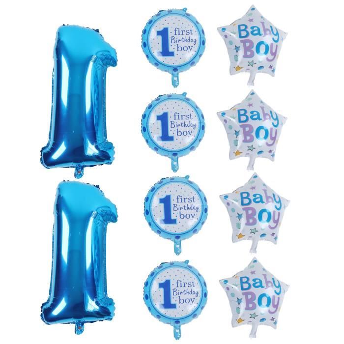 YYDSXK Décorations Anniversaire 1 An Garçon, Ballons Anniversaire avec YYDSXK Décorations Anniversaire 1 An Garçon, Ballons Anniversaire avec
