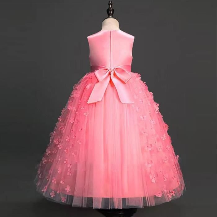 Robe D'été Bohème Sans Manches Pour Fille - Bretelles Spaghetti, Coupe Trapèze Plissée - Idéale Pour Anniversaire, Mariage, Bal Ou Quotidien - Taille 4 Ans