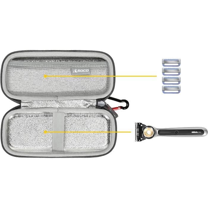 Recharges De Lames Gillette LABS XXL – 10 Lames Compatibles Rasoir Chauffant – Pour Rasoirs Gillette ProGlide, ProShield, Fusion