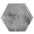 ZJCHAO décor de sol auto-adhésif 10 pièces Simulation Hexagonal Motif Unique Étanche Antidérapant Auto-Adhésif Carrelage-2