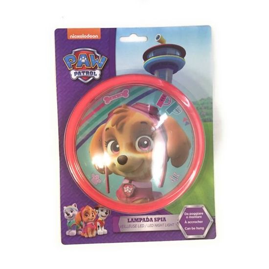 Paw patrol Fille Rose Pat patrouille Stella Lampe Led push /à/ poser ou accrocher Veilleuse /à/ Led