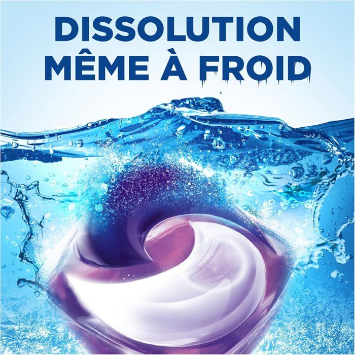 2-en-1 PODS Lessive En Capsules, 50 Lavages, Ambre et Orchidée, Ultra ...