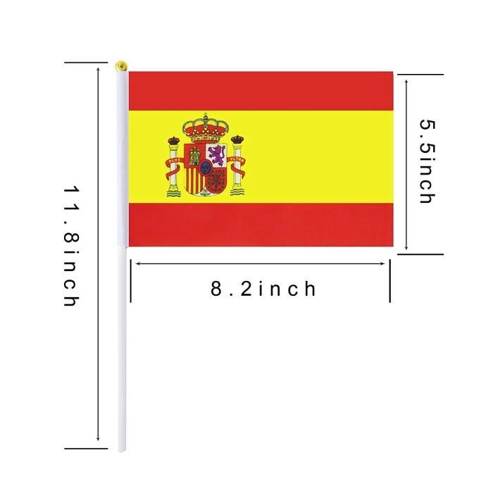 Mini drapeau Espagne – Drapeaux du Monde