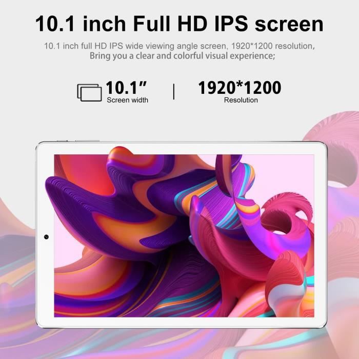 Tablette 10 pouces Windows 10 Full HD 4Go+64Go
