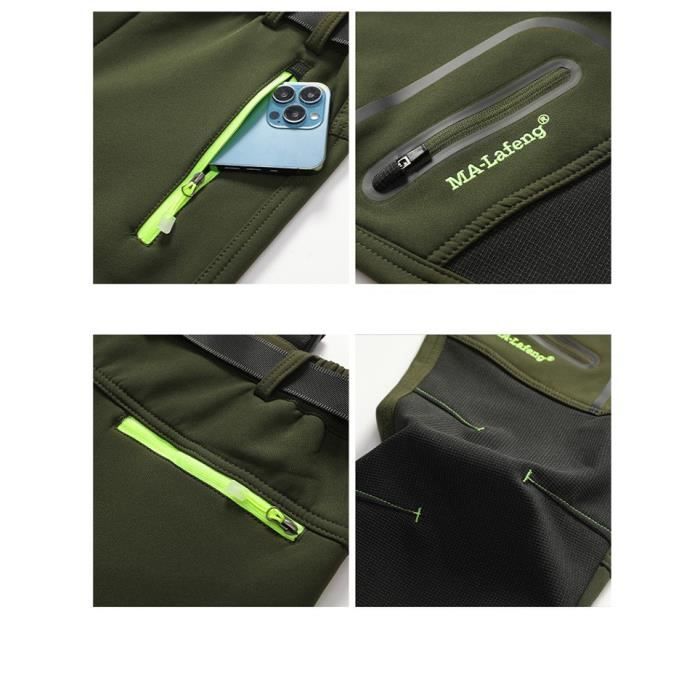 Pantalon Sport Extérieur Thermique Pantalon Ski Homme Imperméable Coupe-Vent - Épais Et Thermique Pour Outdoor Tenue Sport Neige