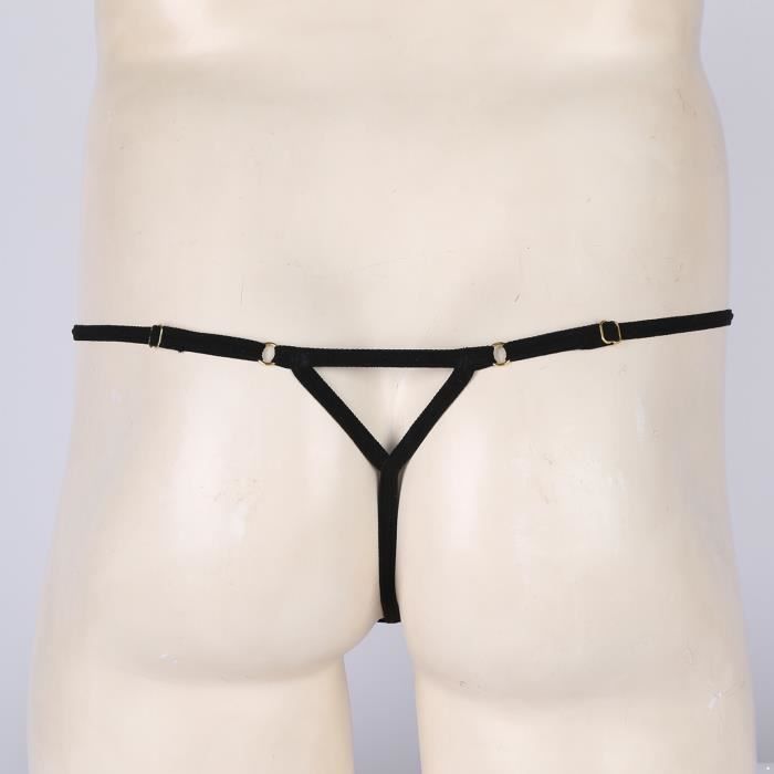 Freebily String Homme Ficelle Sissy Sous V tement Tanga Thong