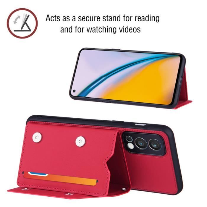 Étui Portefeuille En Cuir PU Pour Wiko Lenny 2 - Rabat Magnétique, Emplacements Cartes, Support Intégré, Violet