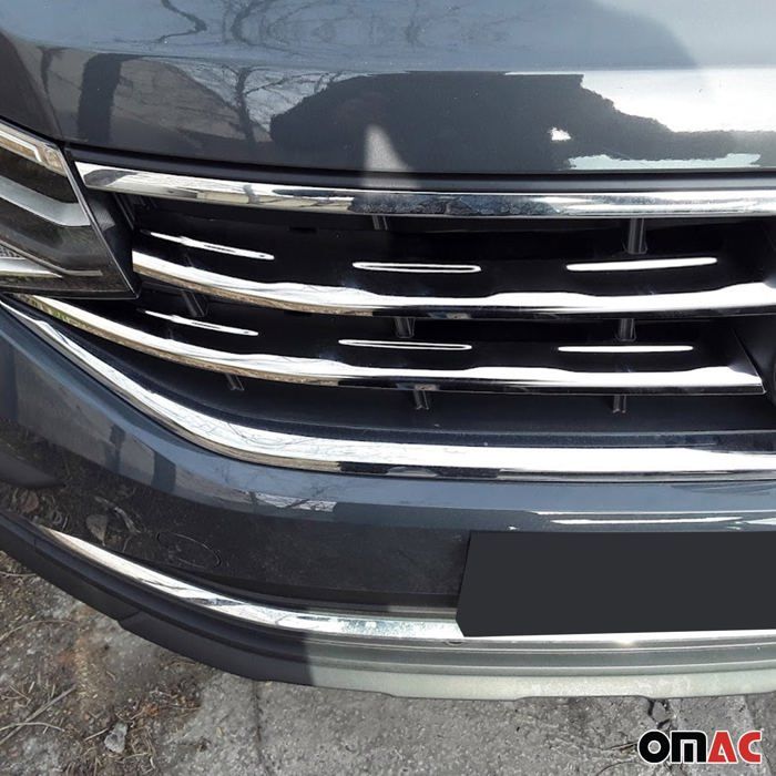Calandre De Capot Avec Moulure Chromée Pour Volkswagen Tiguan (2011-2016) - Réf: 5N0853651H