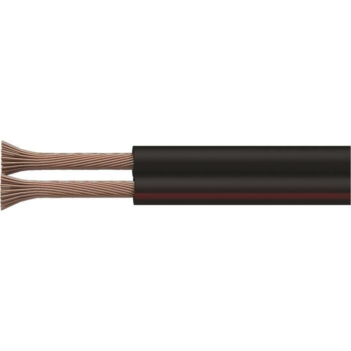 Câble réseau Internet plat Câble de raccordement Ethernet Cat6 court-Noir