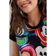 T-shirt femme Desigual Mickey Marbles - noir - XS-3
