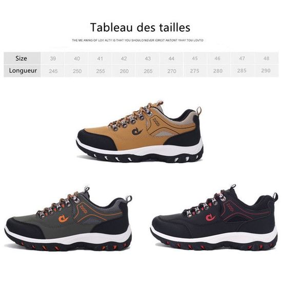 Chaussures Randonnée Homme Respirantes Imperméables - Montantes Antidérapantes ENEN