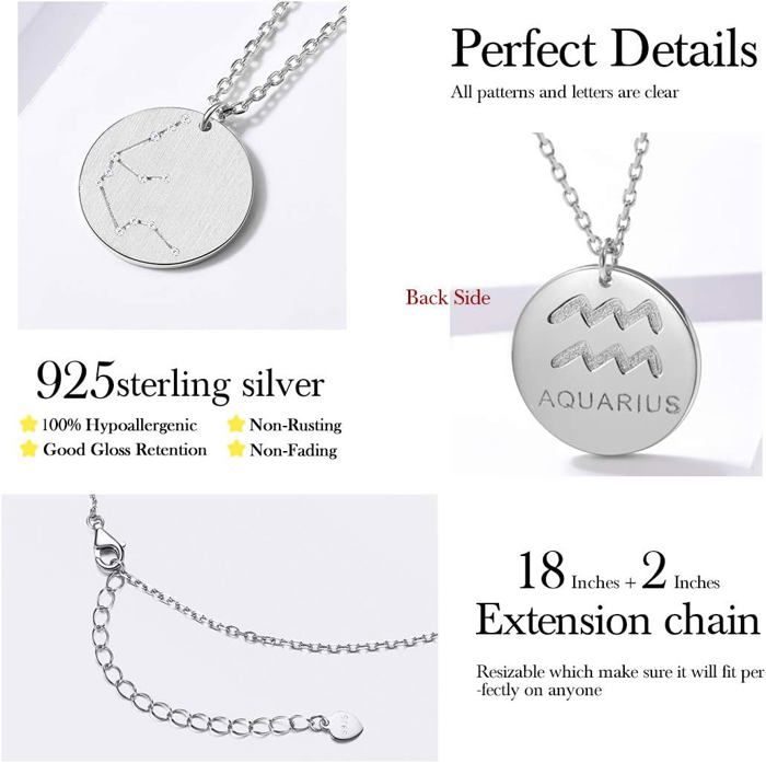 Collier Réglable Argent 925 Rétro Années 90 - Pendentif 2 Feuilles, Bijou Vintage Femme