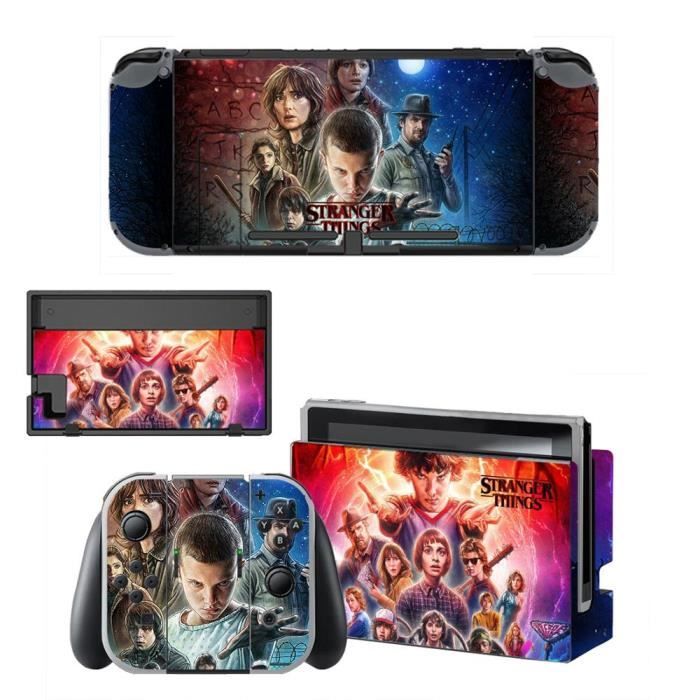 Autocollant de peau de Nintendo Switch Stranger Things pour