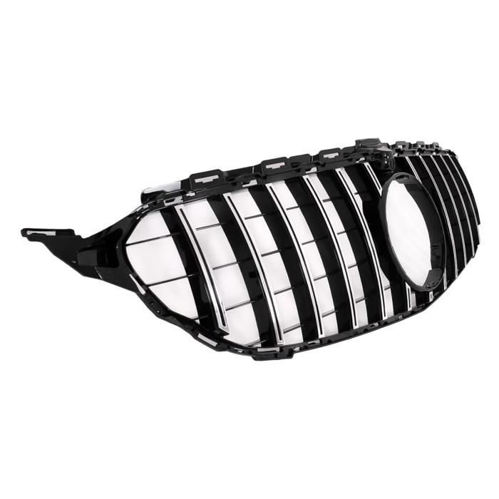 Grille De Calandre Avant Panamericana GT Pour Mercedes Classe C W205/C205 (2015-2018) - Noir Brillant - ABS - Remplacement - 9