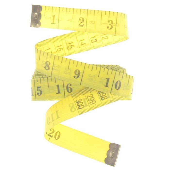 Lot de 6 règles de mesure du corps de 1,5 m - Mini mètre ruban à