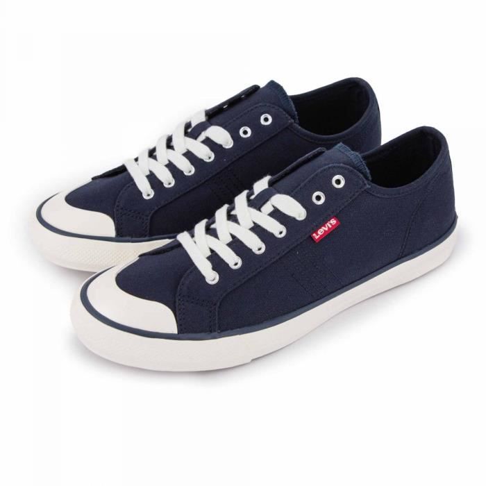 Basket toile hernandez233012 regular Homme LEVI S Bleu fonce