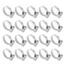 21-44mm Pinces En Acier Inoxydable Pour Worm Drive Ton Argent 20Pcs