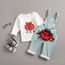 Printemps Et Automne 0 4 Ans Bebe Vetements De Bande Dessinee Coccinelle Tops Bavoir De Velours Cdiscount Puericulture Eveil Bebe