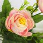 2pcs Bouquet De Fleurs De Camélia Artificiel Faux Bouquet Pour La Décoration De Fête De Mariage De Jardin à La Maison