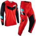 Ensemble maillot et pantalon moto Leatt Ride 3.5 23 - red rouge - XL-0