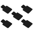 Porte-stylo auto-adhésif design Calendriers Accessoires Black 5pcs-0