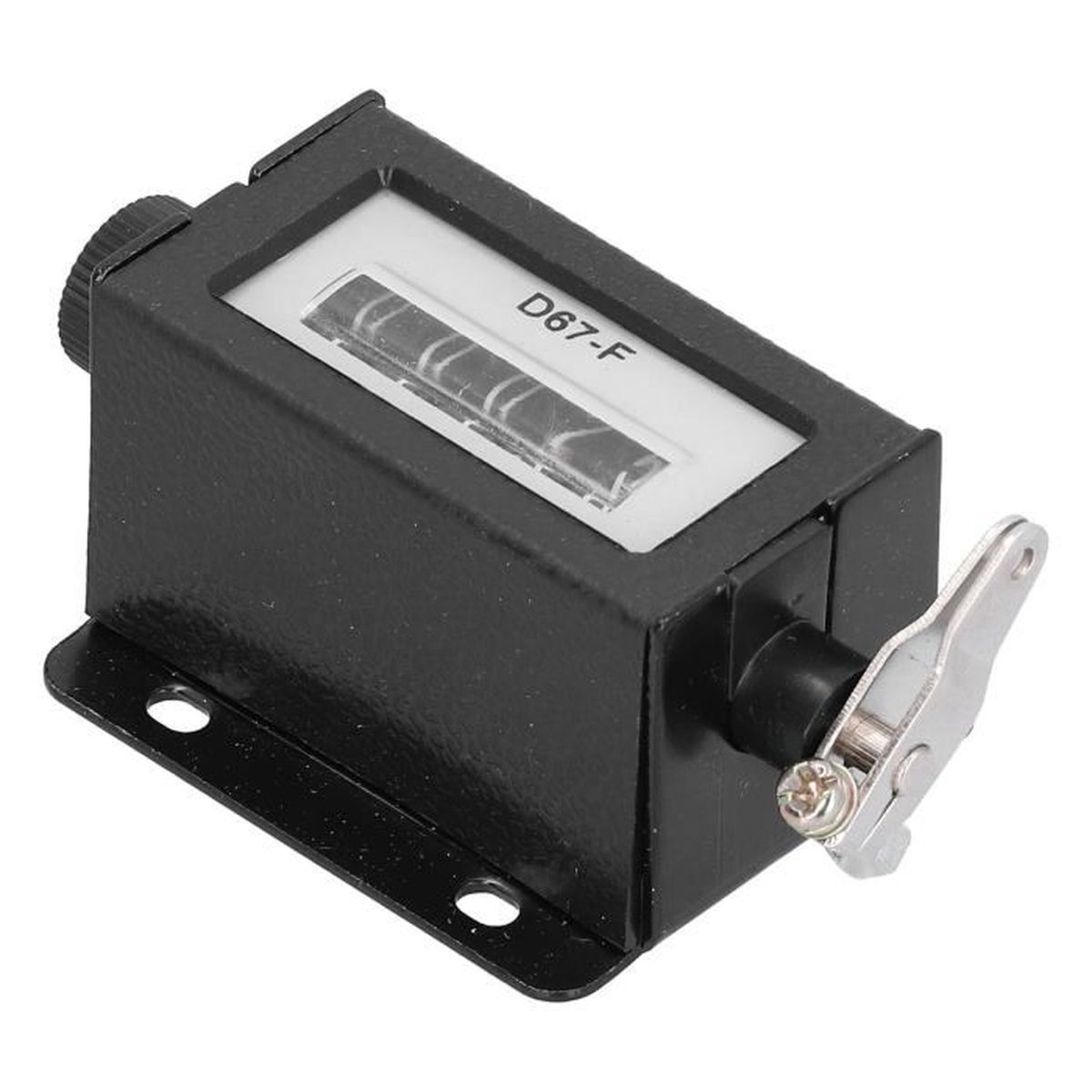 Compteur Mécanique Rotatif Ou à Tirage 0-99999 – 5 Chiffres, Coque ABS, Fiable Pour Machine Outil, Presse, Emballeuse