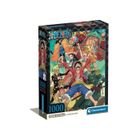 Puzzle 1000 pièces - CLEMENTONI - One Piece - Dessins animés - Intérieur - Adulte
