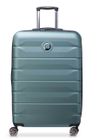 Valise soute - Delsey Paris - Air Armour - 77cm - Vert - 4 roulettes - ABS/polycarbonate