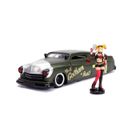 Jouet - Jada Toys - DC Bombshells - Réplique métal Hollywood Rides 1/24 Mercury 1951 avec figurine Harley Quinn
