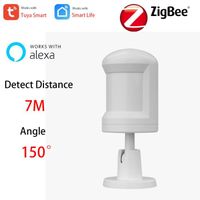 détecteur de mouvement PIR intelligent ZigBee 3.0, batterie, Distance de 7M, Angle de détection de 150 °, fon
