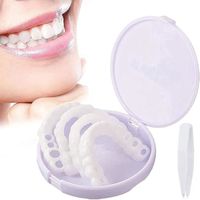 MXFYY Sourire Placage Dents Cosmtiques avec Mini Pince  pilerPlacages Instantans Prothses Faux Dents Sourire Hommes Et Femme[7552]