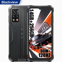 Blackview BV9200 Smartphone Incassable 6.6" Android12,14Go+256Go-SD-1To,50MP+8MP,5000mAh(Charge rapide 66W),NFC-4G Dual SIM - Noir