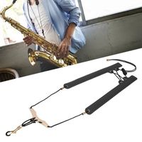LEX Bandoulière pour saxophone Bandoulière Saxophone pliante en cuir artificiel stress sur les instruments flight - Qqmora