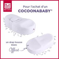 Matelas bébé modèle cocoonababy - RED CASTLE - Blanc - Déhoussable - Mixte - A partir de 0 mois - Naissance