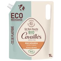 76939 Rogé Cavaillès Eco-Recharge 1 l Gel Bain et Douche Macadamia Bio