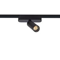 TECHBREY Spot LED 7W CRI90 (UGR16) Noir pour Rail Magnétique Monophasé Extra-Plat 25mm 48V 144.8x31x114.5 mm Blanc Neutre 4000K 36º