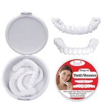 Appareils dentaires en silicone TD® Dents supérieures et inférieures Sûre et durable Décorez vos dents