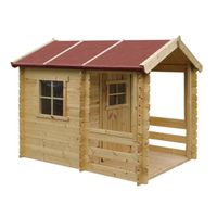 Maison en bois pour enfants - Timbela M501A - 175x130xH145cm