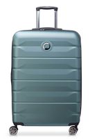 Valise soute - Delsey Paris - Air Armour - 77cm - Vert - 4 roulettes - ABS/polycarbonate