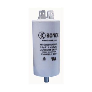 Condensateur De Démarrage Moteur 6µF 450V 30x58mm Miflex - Neuf, Film Polypropylène